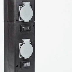 Prises Électriques D\\'Exterieur Gervais Gris, Noir