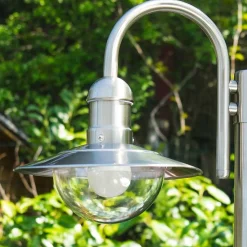 Reverbere Elima Acier Inoxydable, 2 Lumieres
