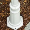 Reverbere Kobe Blanc, 3 Lumieres