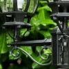 Reverbere Kobe Noir, 3 Lumieres