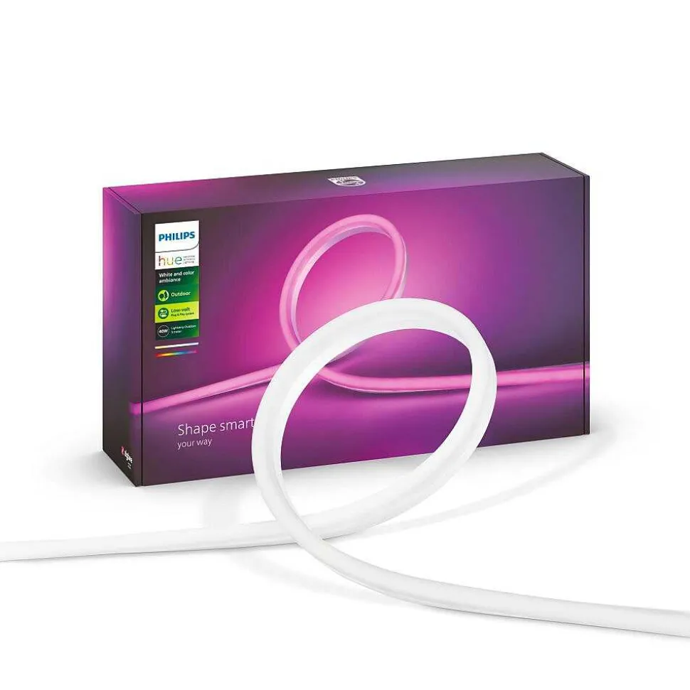 Ruban Lumineux Exterieur Philips Hue Ambiance White & Color Led Blanc, 1 Lumiere