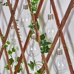 Set De Lampe Solaire Tiltil Led Acier Inoxydable, 5 Lumieres