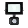 Spot De Jardin Globo Helga Led Noir, 1 Lumiere, Detecteur De Mouvement