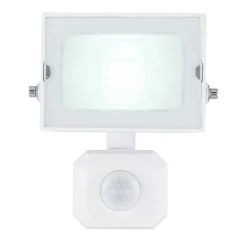 Spot De Jardin Globo Helga Led Blanc, 1 Lumiere, Detecteur De Mouvement