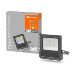 Spot De Jardin Ledvance Smart+ Gris, 1 Lumiere, Changeur De Couleurs