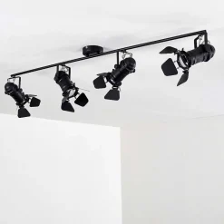 Spot De Plafond Lichinga Noir, 4 Lumieres