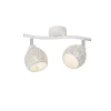 Spot De Plafond Lucide Tahar Blanc, 2 Lumieres