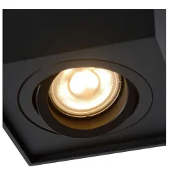 Spot De Plafond Lucide Tube Noir, 1 Lumiere