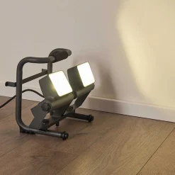 Spot D'Exterieur Dyndved Led Gris, 2 Lumieres