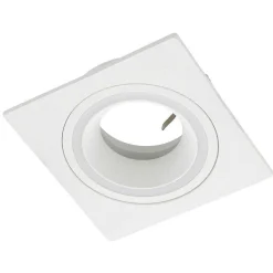 Spot Encastrable Eglo Carosso Blanc, 1 Lumiere