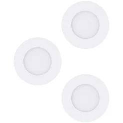 Spot Encastrable Eglo Fueva Led Blanc, 3 Lumieres