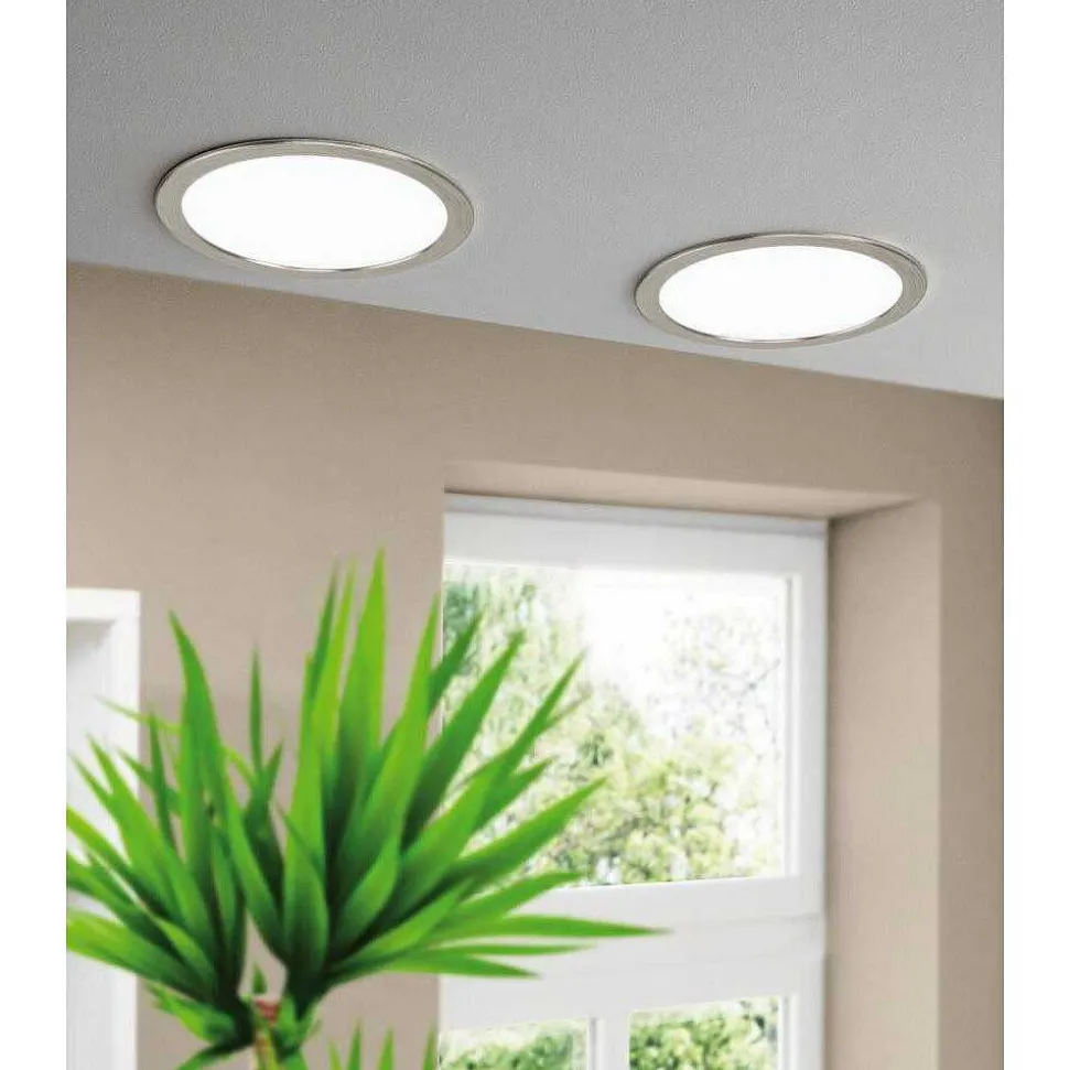 Spot Encastrable Eglo Fueva-Z Led Nickel Mat, 1 Lumiere