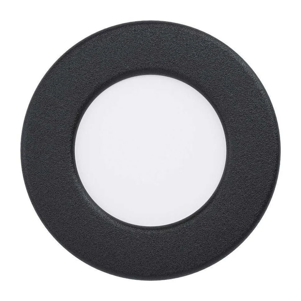 Spot Encastrable Eglo Fueva Led Noir, 1 Lumiere