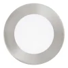 Spot Encastrable Eglo Fueva 1 Led Nickel Mat, 1 Lumiere