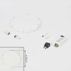 Spot Encastrable Finsrud Led Blanc, 1 Lumiere
