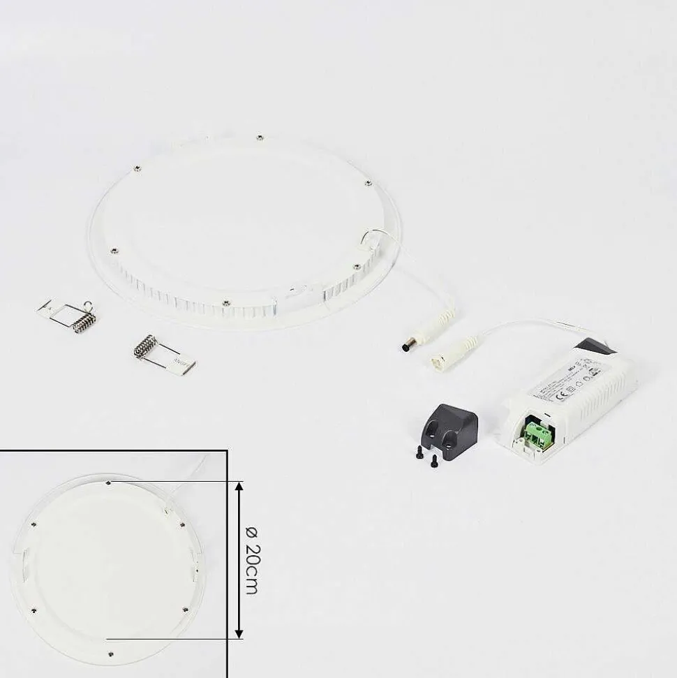 Spot Encastrable Finsrud Led Blanc, 1 Lumiere