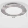 Spot Encastrable Finsrud Led Nickel Mat, 1 Lumiere