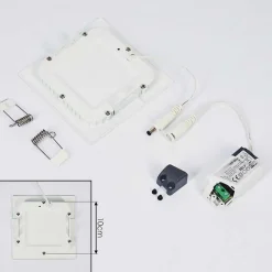 Spot Encastrable Finsrud Led Blanc, 1 Lumiere