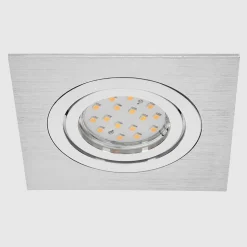 Spot Encastrable Monthois Led Chrome, Nickel Mat, 1 Lumiere