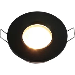 Spot Encastrable Steinhauer Pelite Noir, 1 Lumiere