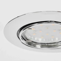 Spot Encastrable Vibersviller Led Chrome, 1 Lumiere