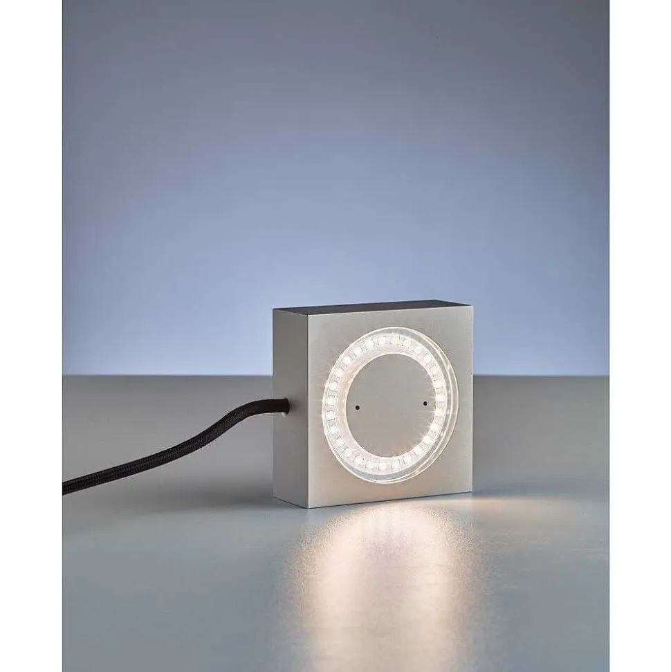 Square Tecnolumen Luminaire Deco Led Aluminium, 1 Lumiere