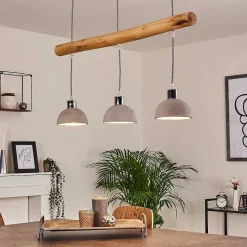 Suspension Ambri Nickel Mat, 3 Lumieres