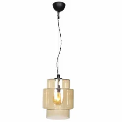 Suspension By Rydens Ebbot Noir, 1 Lumiere