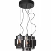 Suspension By Rydens Ebbot Noir, 3 Lumieres