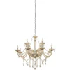 Suspension Eglo Basilano Chrome, 12 Lumieres