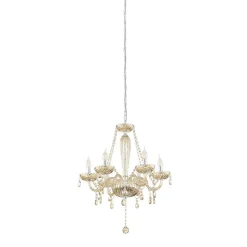 Suspension Eglo Basilano Chrome, 6 Lumieres