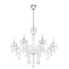 Suspension Eglo Carpento Chrome, 8 Lumieres