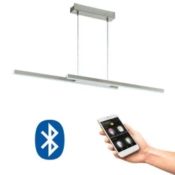 Suspension Eglo Fraioli-C Led Nickel Mat, 2 Lumieres