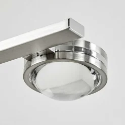 Suspension Fernandaires Led Nickel Mat, 12 Lumieres