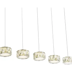 Suspension Globo Amur Led Chrome, 1 Lumiere