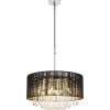Suspension Globo Bagana Led Chrome, 12 Lumieres