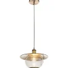 Suspension Globo Nevis Bronze, 1 Lumiere