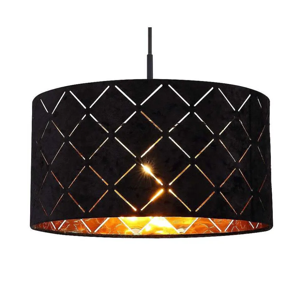 Suspension Globo Sunna Noir, 1 Lumiere