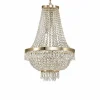Suspension Ideal Lux Caesar Chrome, 9 Lumieres