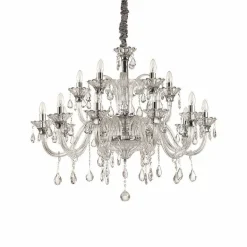 Suspension Ideal Lux Colossal Chrome, 15 Lumieres