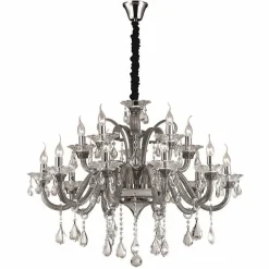 Suspension Ideal Lux Colossal Chrome, 15 Lumieres