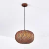 Suspension Kemer Rouille, 1 Lumiere