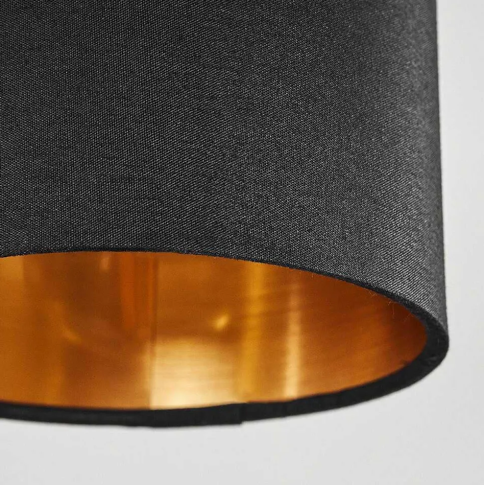 Suspension Malimea Ecru, Noir, 4 Lumieres