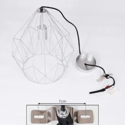 Suspension Marang Argente, 1 Lumiere
