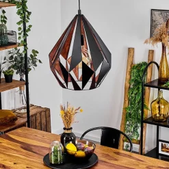 Suspension Marang Noir, 1 Lumiere