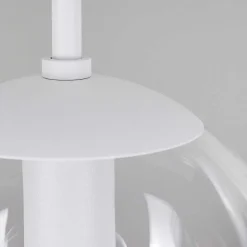 Suspension Mesas Blanc, 5 Lumieres