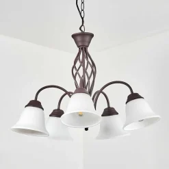 Suspension Mosquerito Rouille, 5 Lumieres