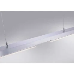 Suspension Paul Neuhaus Q-Henrik Led Aluminium, 3 Lumieres, Telecommandes