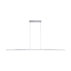 Suspension Paul Neuhaus Q-Henrik Led Aluminium, 3 Lumieres, Telecommandes