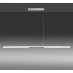Suspension Paul Neuhaus Q-Henrik Led Aluminium, 3 Lumieres, Telecommandes